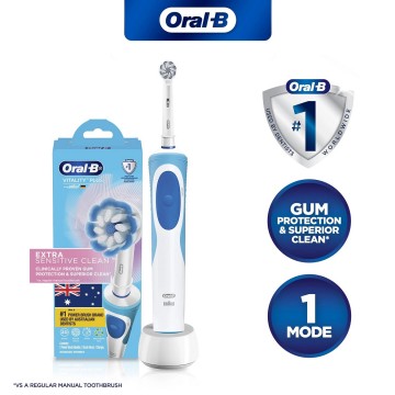 Oral-B VITALITY PLUS EXTRA SENSITIVE CLEAN 充電電動牙刷 (敏感性牙齒) \\0.01mm柔軟纖細刷毛深入齒間, 潔淨同時護齦//